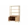 bali & pari Mortis Natural Rattan Open-Shelf Storage Cabinet - angled 2 - bali & pari Mortis Natural Rattan Open-Shelf Storage Cabinet - angled 2