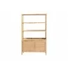 bali & pari Mortis Natural Rattan Open-Shelf Storage Cabinet - front - bali & pari Mortis Natural Rattan Open-Shelf Storage Cabinet - front