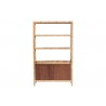 bali & pari Mortis Natural Rattan Open-Shelf Storage Cabinet - back - bali & pari Mortis Natural Rattan Open-Shelf Storage Cabinet - back