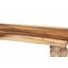 bali & pari Nasnan Teak Wood Console Table with Seagrass and Bobbin Legs - detail - bali & pari Nasnan Teak Wood Console Table with Seagrass and Bobbin Legs - detail