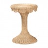 bali & pari Natala Rattan End Table - front - bali & pari Natala Rattan End Table - front