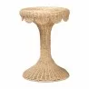 bali & pari Natala Rattan End Table - front - bali & pari Natala Rattan End Table - front
