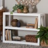 bali & pari Oaklynn Natural Grasscloth Bookshelf - lifestyle - bali & pari Oaklynn Natural Grasscloth Bookshelf - lifestyle