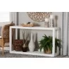 bali & pari Oaklynn Natural Grasscloth Console Table - lifestyle - bali & pari Oaklynn Natural Grasscloth Console Table - lifestyle