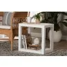 bali & pari Oaklynn Natural Grasscloth End Table - lifestyle - bali & pari Oaklynn Natural Grasscloth End Table - lifestyle