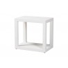 bali & pari Oaklynn Natural Grasscloth End Table - angled - bali & pari Oaklynn Natural Grasscloth End Table - angled