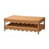 bali & pari Oteria Natural Rattan Coffee Table - angled - bali & pari Oteria Natural Rattan Coffee Table - angled