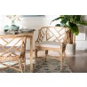bali & pari Padma Natural Rattan Dining Chair - Lifestyle