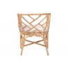 bali & pari Padma Natural Rattan Dining Chair - Back