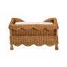 bali & pari Papina Natural Rattan Large Pet Bed with Scalloped Sides - back - bali & pari Papina Natural Rattan Large Pet Bed with Scalloped Sides - back