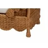 bali & pari Papina Natural Rattan Large Pet Bed with Scalloped Sides - leg - bali & pari Papina Natural Rattan Large Pet Bed with Scalloped Sides - leg