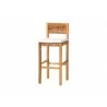 bali & pari Pava Woven Seagrass Bar Stool - angled - bali & pari Pava Woven Seagrass Bar Stool - angled