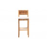 bali & pari Pava Woven Seagrass Bar Stool - front - bali & pari Pava Woven Seagrass Bar Stool - front