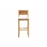 bali & pari Pava Woven Seagrass Bar Stool - front - bali & pari Pava Woven Seagrass Bar Stool - front