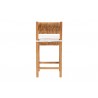 bali & pari Pava Woven Seagrass Counter Stool - back - bali & pari Pava Woven Seagrass Counter Stool - back