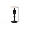 bali & pari Perlita End Table with Marble Stone Top - dimes - bali & pari Perlita End Table with Marble Stone Top - dimes