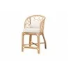 bali & pari Prisca Natural Rattan Counter Stool with Bubble Frame - angled - bali & pari Prisca Natural Rattan Counter Stool with Bubble Frame - angled