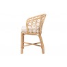 bali & pari Prisca Natural Rattan Counter Stool with Bubble Frame - side - bali & pari Prisca Natural Rattan Counter Stool with Bubble Frame - side