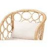 bali & pari Prisca Natural Rattan Counter Stool with Bubble Frame - detail - bali & pari Prisca Natural Rattan Counter Stool with Bubble Frame - detail