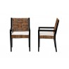 Baxton Studio bali & pari Raniya 2-Piece Handwoven Seagrass Armchairs - side