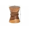 bali & pari Samira Solid Suar Wood Side Table - Dimensions - bali & pari Samira Solid Suar Wood Side Table - Dimensions