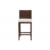  bali & pari Sofia Rattan Counter Stool with Mahogany Wood Frame - front -  bali & pari Sofia Rattan Counter Stool with Mahogany Wood Frame - front
