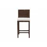  bali & pari Sofia Rattan Counter Stool with Mahogany Wood Frame - front -  bali & pari Sofia Rattan Counter Stool with Mahogany Wood Frame - front