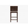  bali & pari Sofia Rattan Counter Stool with Mahogany Wood Frame - back -  bali & pari Sofia Rattan Counter Stool with Mahogany Wood Frame - back