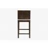  bali & pari Sofia Rattan Counter Stool with Mahogany Wood Frame - back -  bali & pari Sofia Rattan Counter Stool with Mahogany Wood Frame - back