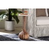 bali & pari Usama End Table with Marble Stone Top - lifestyle - bali & pari Usama End Table with Marble Stone Top - lifestyle