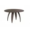 Woodard Et Cetera Bali 48" Round Woven Top Table - Angled - Woodard Et Cetera Bali 48" Round Woven Top Table - Angled