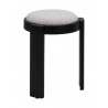 Banjul Ottoman in Misty Gray- angular view 2
