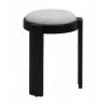 Banjul Ottoman in Misty Gray- angular view 2 - Banjul Ottoman in Misty Gray- angular view 2
