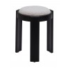 Banjul Ottoman in Misty Gray- angular view 3