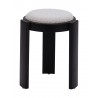 Banjul Ottoman in Misty Gray- angular view 4
