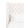 Essentials For Living Barclay Bed in Livesmart Machale Ivory Natural Gray Oak - Headboard Front