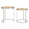 Bari Nesting Table Set Natural- Front view 3