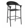 Woodard Barlow Stationary Bar Stool - Angled in Dark Roast - Woodard Barlow Stationary Bar Stool - Angled in Dark Roast