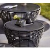 Cane-Line Basket Coffee Tables Large Graphite