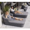 Cane-Line Basket Daybed, Incl. Grey Cane-Line AirTouch Cushion Set