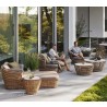Cane-Line Basket Daybed, Incl. Natural Cane-Line AirTouch Cushion Set Outdoor 1
