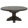 Essentials For Living Bastille Round Dining Table Base in Black Wash - Front