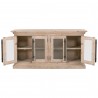 Essentials For Living Bastille Media Sideboard - Front with Opened Cabinet