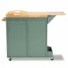 Baxton Studio Dorthy Two-Tone Kitchen Storage Cart - Baxton Studio Dorthy Two-Tone Kitchen Storage Cart