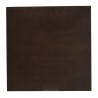 Baxton Studio Britte Dark Oak Brown Wood Square Dining Table