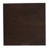 Baxton Studio Britte Dark Oak Brown Wood Square Dining Table