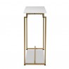 Baxton Studio Renzo Faux Marble Table Top Console Table