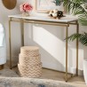 Baxton Studio Renzo Faux Marble Table Top Console Table