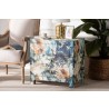 Baxton Studio Adeline End Table with Printed Nature Motif - lifestyle