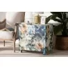 Baxton Studio Adeline End Table with Printed Nature Motif - lifestyle - Baxton Studio Adeline End Table with Printed Nature Motif - lifestyle